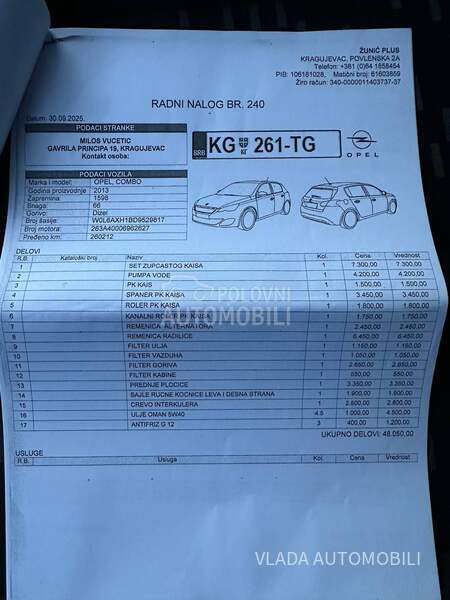 Opel Combo 1.6 MULTIJET