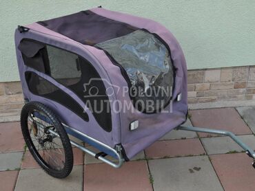 Prikolica - riksa za bicikl za pse - psa 