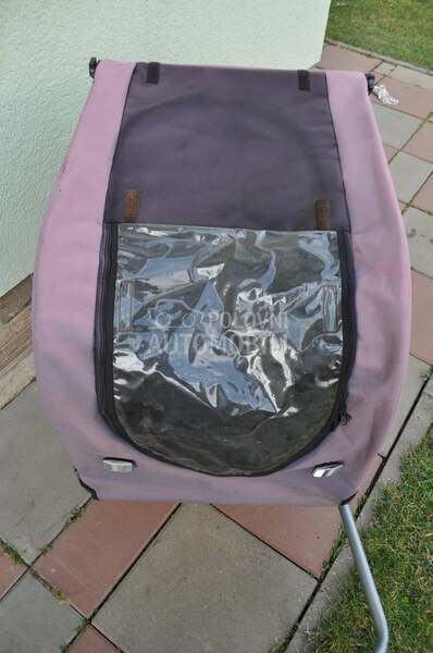 Prikolica - riksa za bicikl za pse - psa