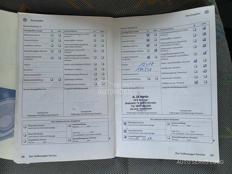 Volkswagen Caddy Maxi 1.9 TDI/V.SERVIS