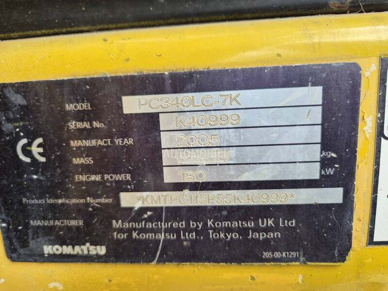 Komatsu PC340LC 7K