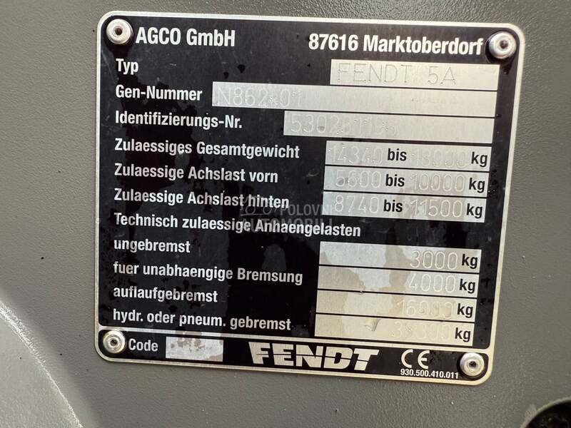 Fendt 1050 šumski mulčer