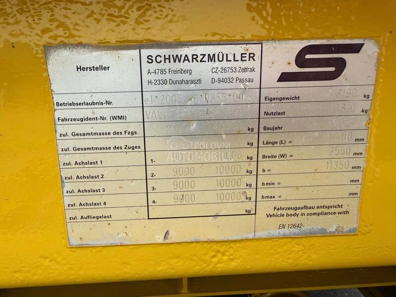 Schwarzmuller O4 anganger