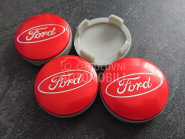 cepovi za felne 54mm CRVENI za Ford Sierra, Cortina, Capri ...