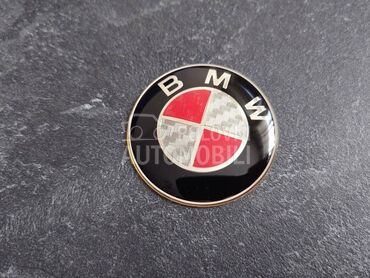 znak za volan karbon crveni za BMW 125, 750, 2002 ...