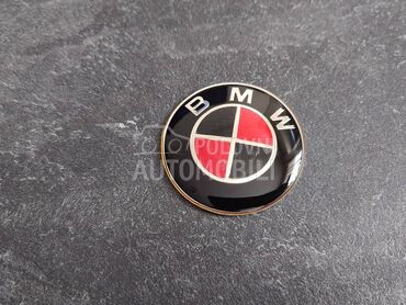 znak volana crno crveni karbon za BMW 125, 750, 2002 ...