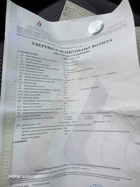 Volkswagen Nova Buba 