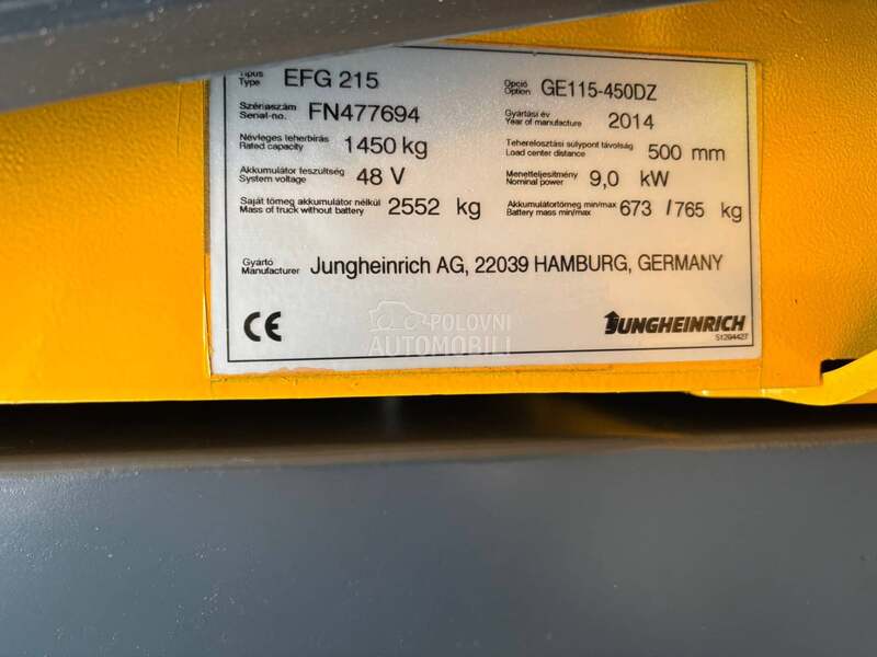 Jungheinrich EFG215