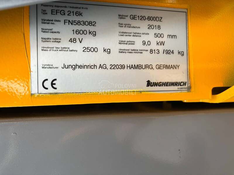 Jungheinrich EFG 216k