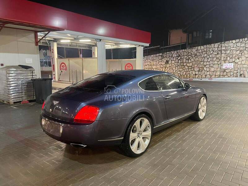 Bentley Continental sped rastailing