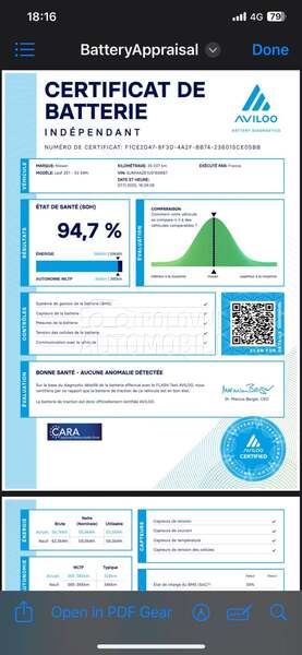 Nissan Leaf ACENTA 6 2 K W