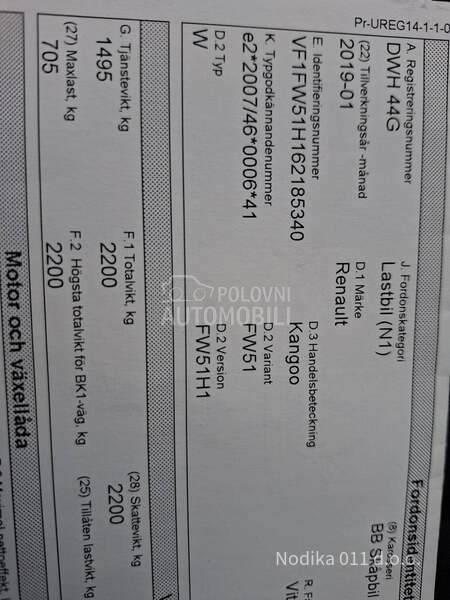 Renault Kangoo 1,5  MAXI