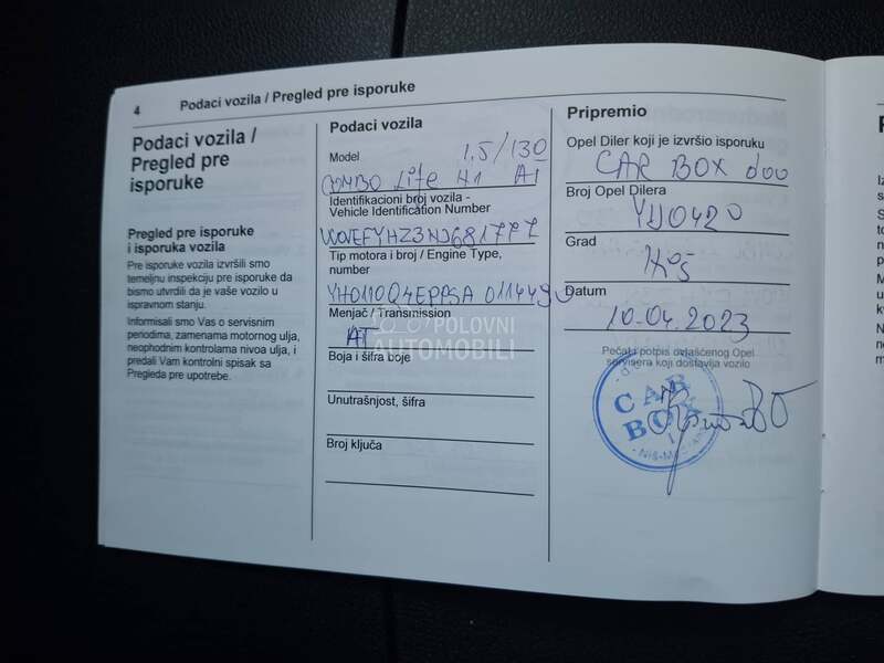 Opel Combo 1.5 L1 Elegance AT8