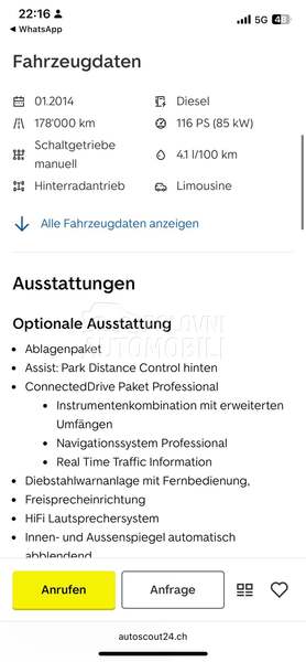 BMW 116 PRAVA KILOMETRAZA