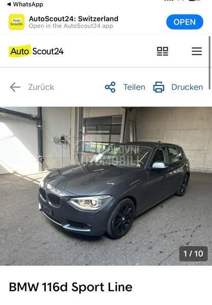 BMW 116 PRAVA KILOMETRAZA