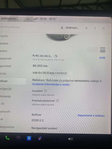 Tesla Model 3 Standard Plus