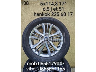 Aluminijumske felne  17" 5 x 114.3