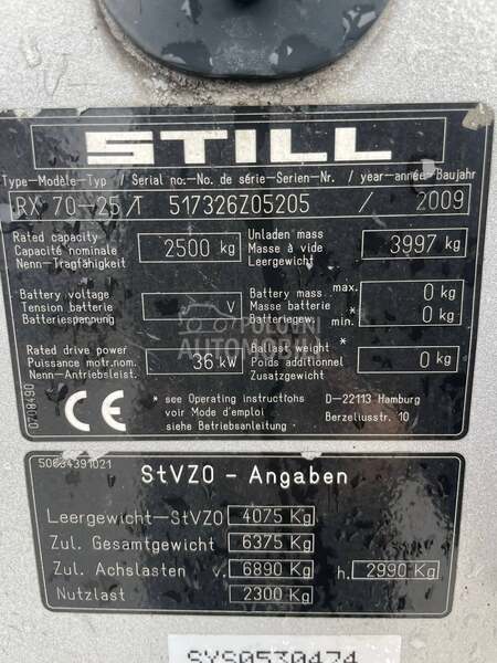 Still 2,5 tona Duplex