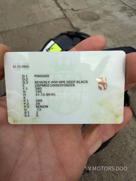 Piaggio Beverly 400HPE DEEP BLACK