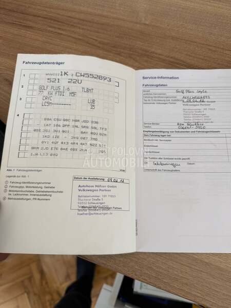 Volkswagen Golf Plus 