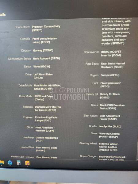 Tesla Model 3 LONGE RANGE 4X4