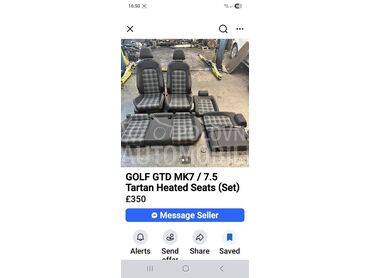 Sedista gtd gti za Volkswagen Golf 7 od 2012. do 2018. god.