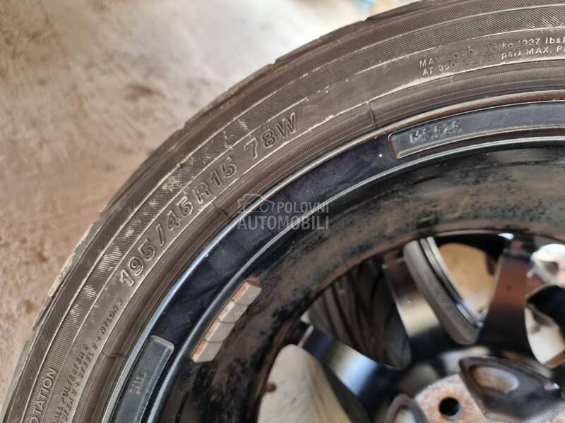 Aluminijumske felne DOTZ 15" 4 x 100