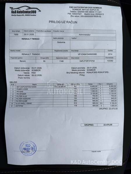 Renault Twingo 1.1  V.ser.vis