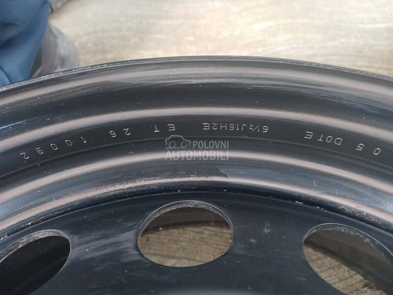 Čelične felne  16" 4 x 108