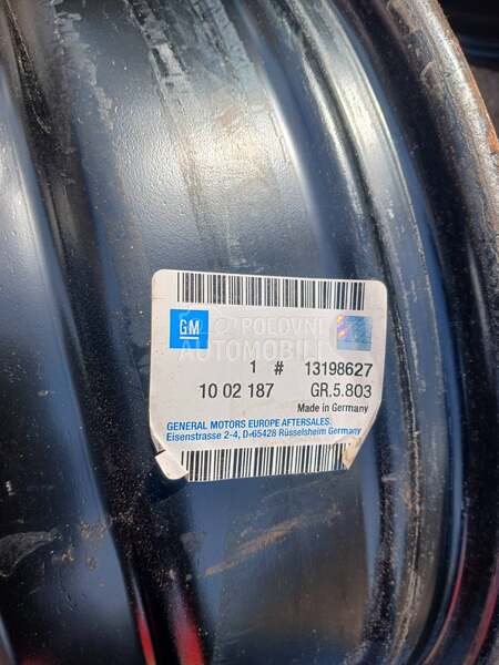 Čelične felne  16" 5 x 110