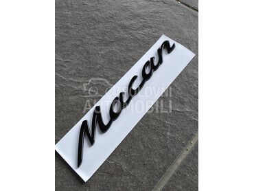 Macan crna oznaka gepeka NOVO za Porsche Macan