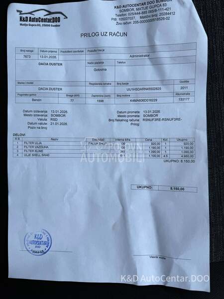 Dacia Duster 1.6 4x4