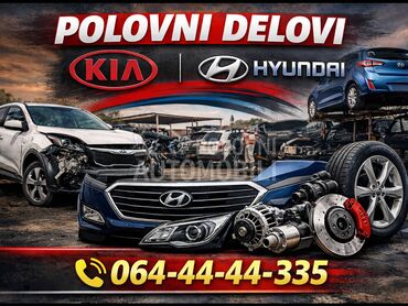 Polovni Delovi za Hyundai Elantra, Grandeur, H 100 ... od 2000. do 2024. god.