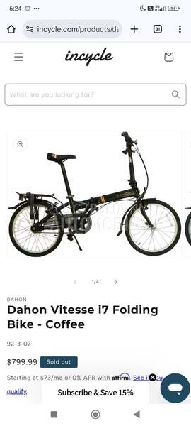 Dahon sklopivi bicikl