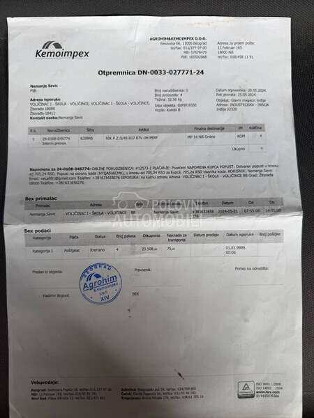 Riken 215/45 R17 Letnja