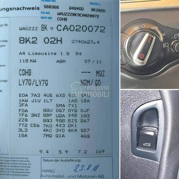 Audi A4 1.8 Autom. CH