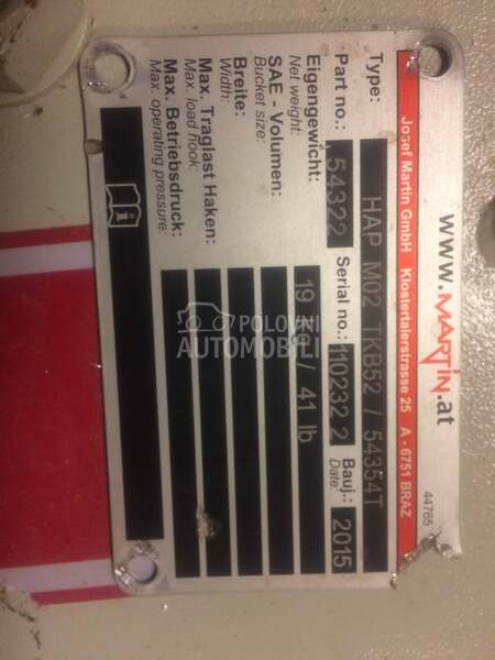 Čekić za mini bager Huppi 52