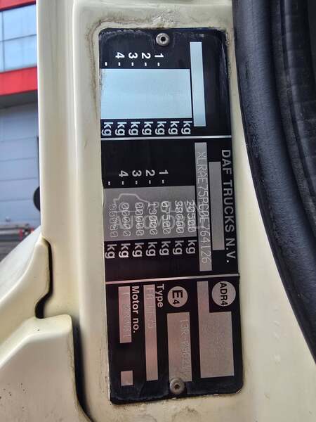 DAF CF 75 Kiper Kran