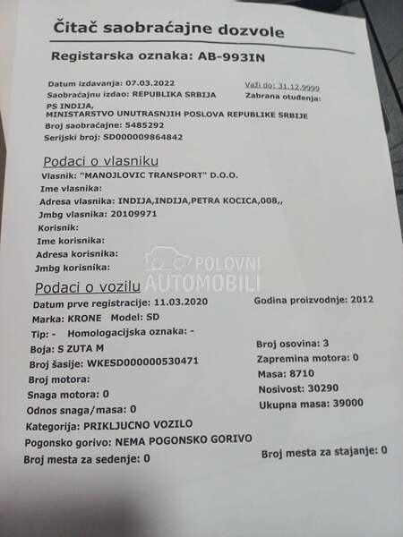 Krone Termo King SLX 300