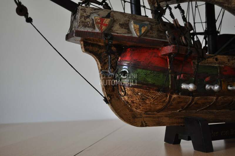 Peter von Danzig drvena maketa broda - 65 x 69 cm