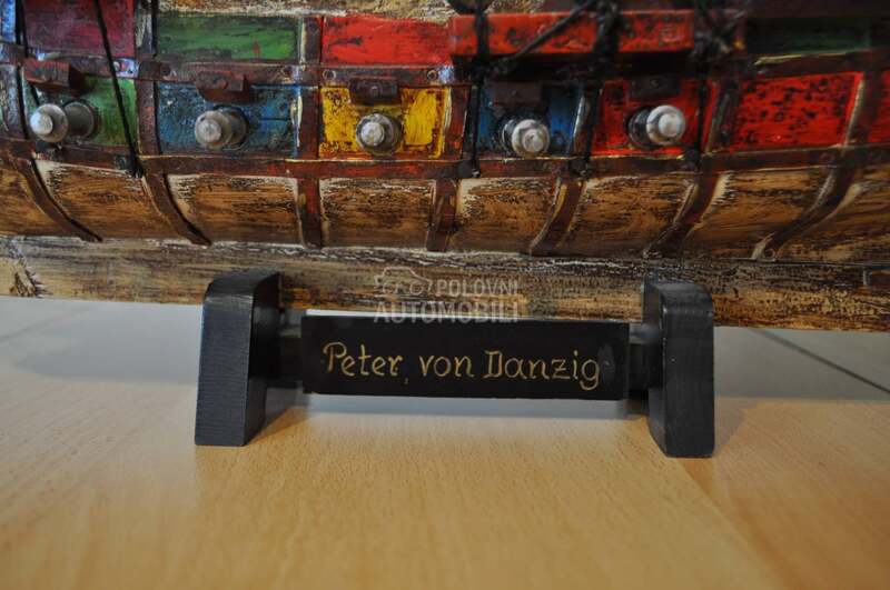 Peter von Danzig drvena maketa broda - 65 x 69 cm