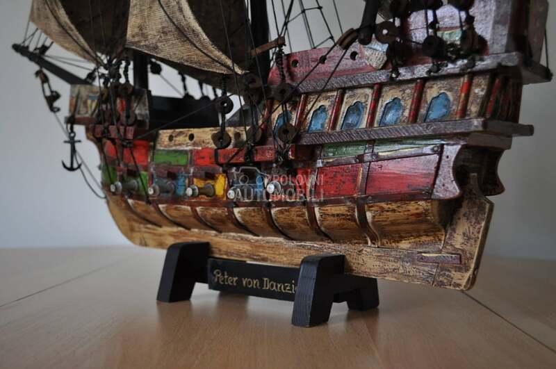 Peter von Danzig drvena maketa broda - 65 x 69 cm
