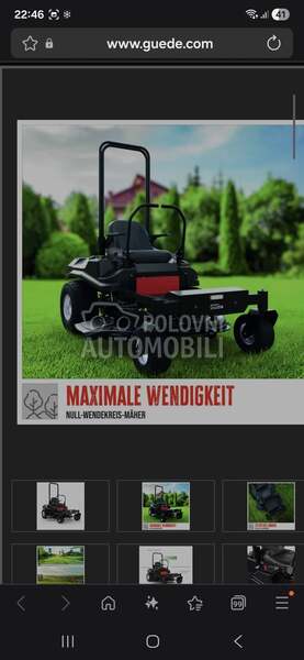 Gude  traktor kosilica