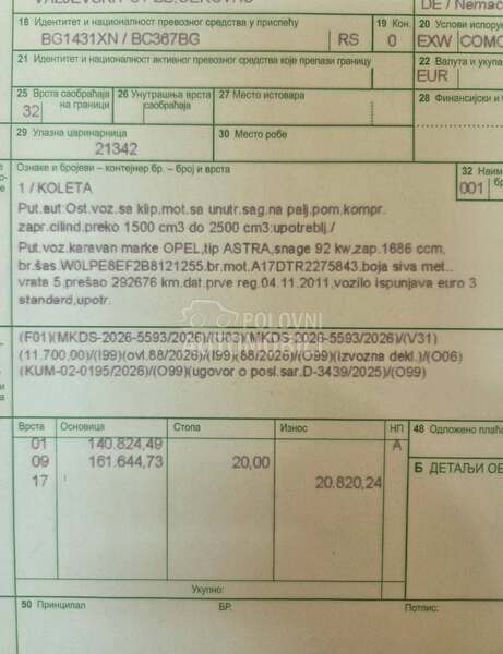 Opel Astra J 1.7 CDTI COSMO