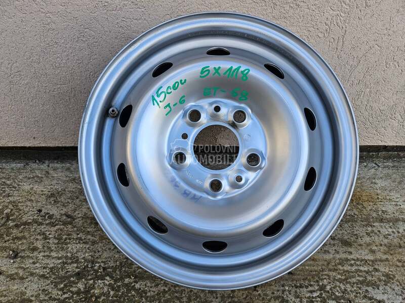 Čelične felne ORGINAL 15" 5 x 118