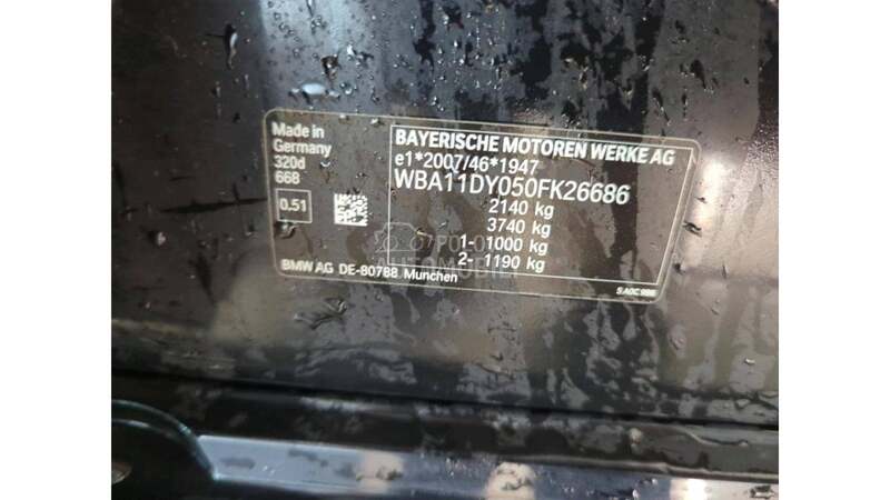 BMW 320 d EXECUTIVE 190HP