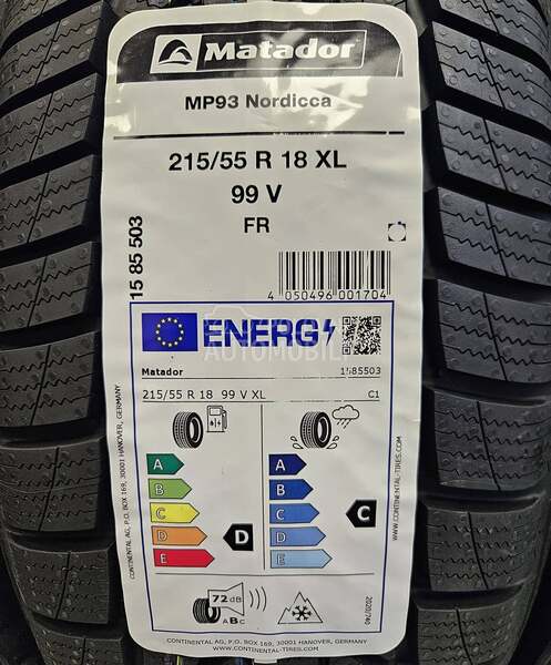 Matador 215/55 R18 Zimska