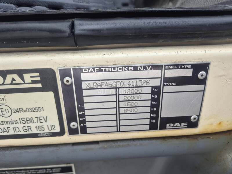 DAF AE 45 LF 220KS