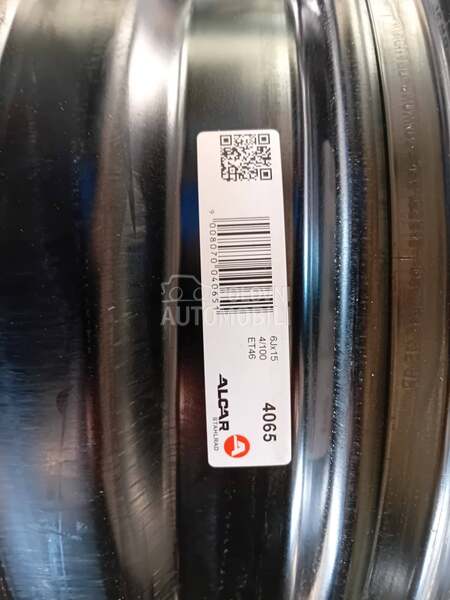 Čelične felne  15" 4 x 100