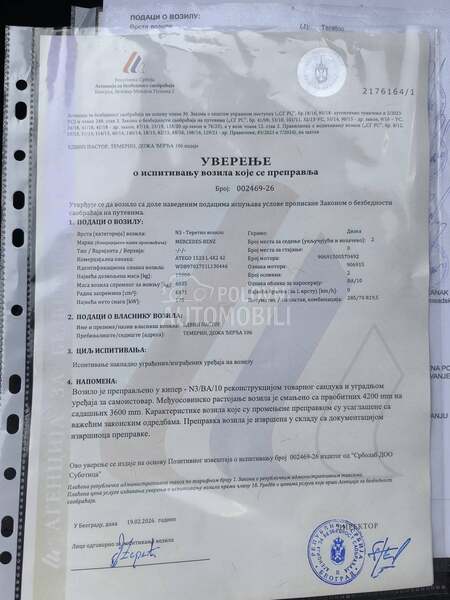 Mercedes Benz Atego 1523